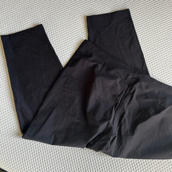 NWT Eileen Fisher Washable Stretch Crepe Pants 3XL Graphite Gray Slim Ankle - Picture 3 of 5